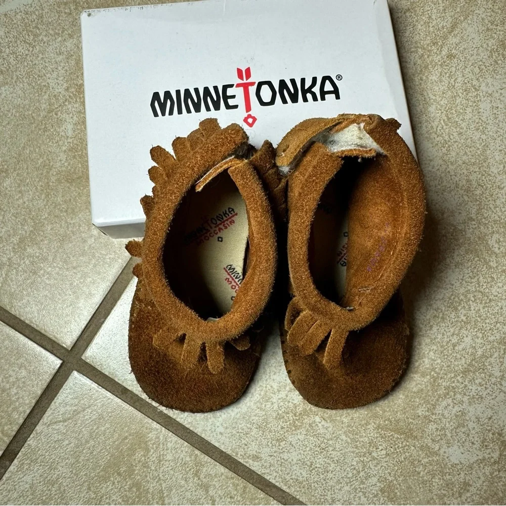 Minnetonka Baby Brown Booties